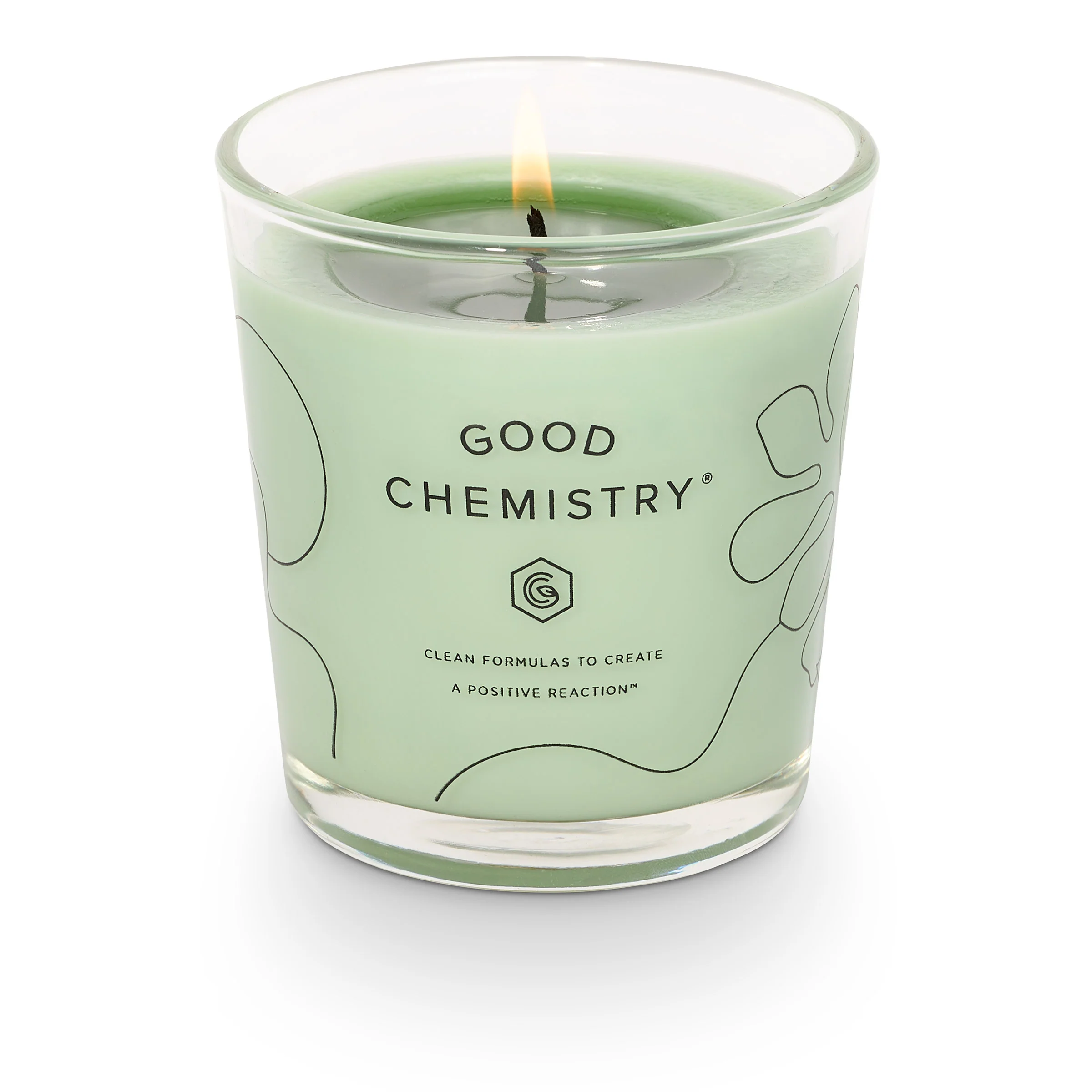 Eucalyptus + Bliss Reusable Glass Candle - Image 4