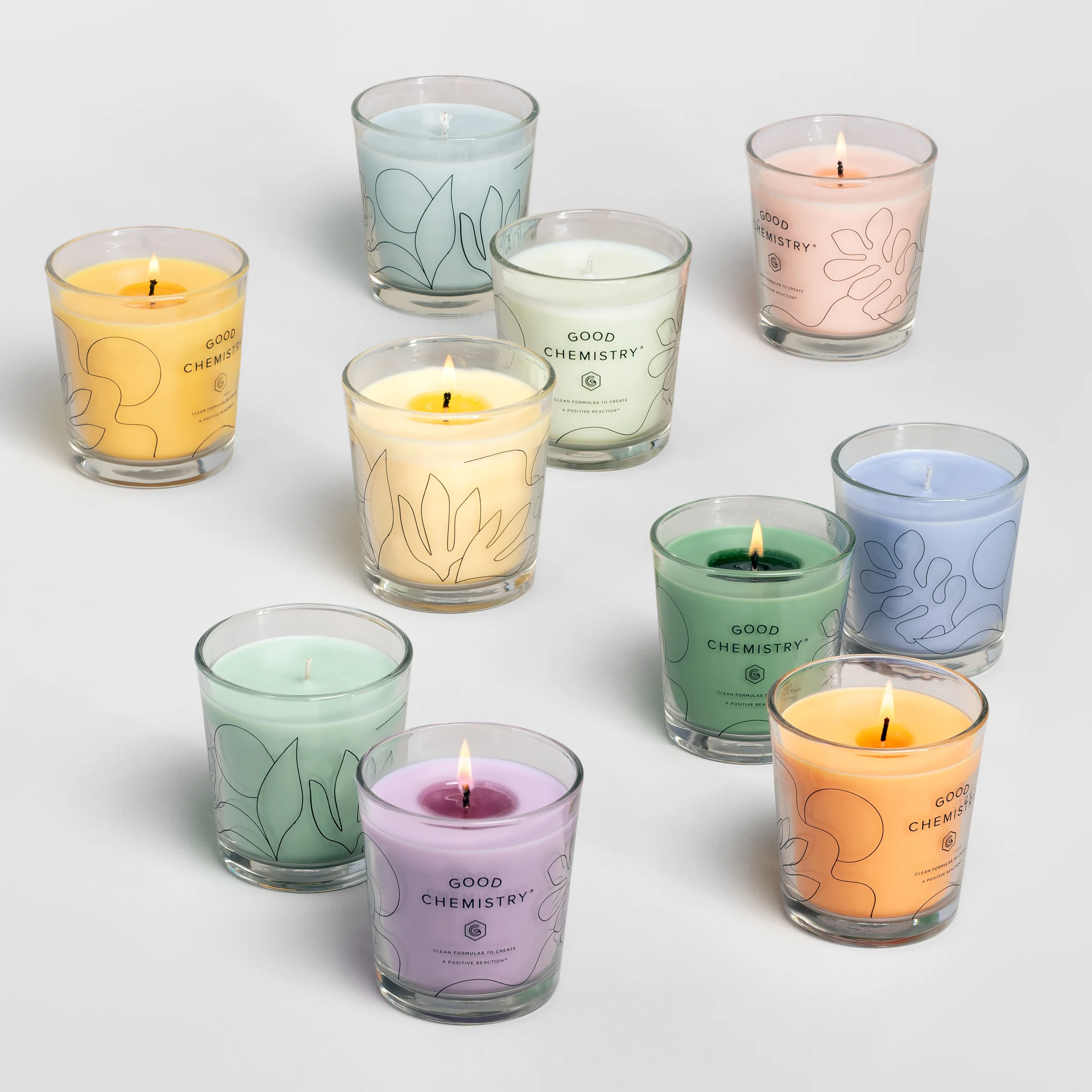 Eucalyptus + Bliss Reusable Glass Candle - Image 9